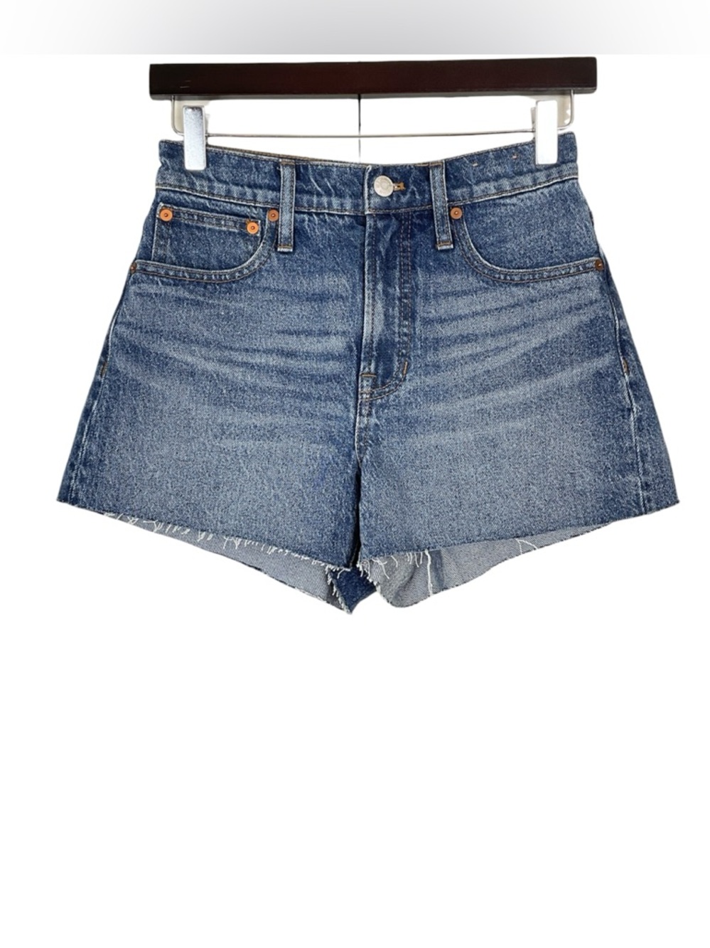 Madewell The Perfect Jean Shorts Burnett Wash Size 25